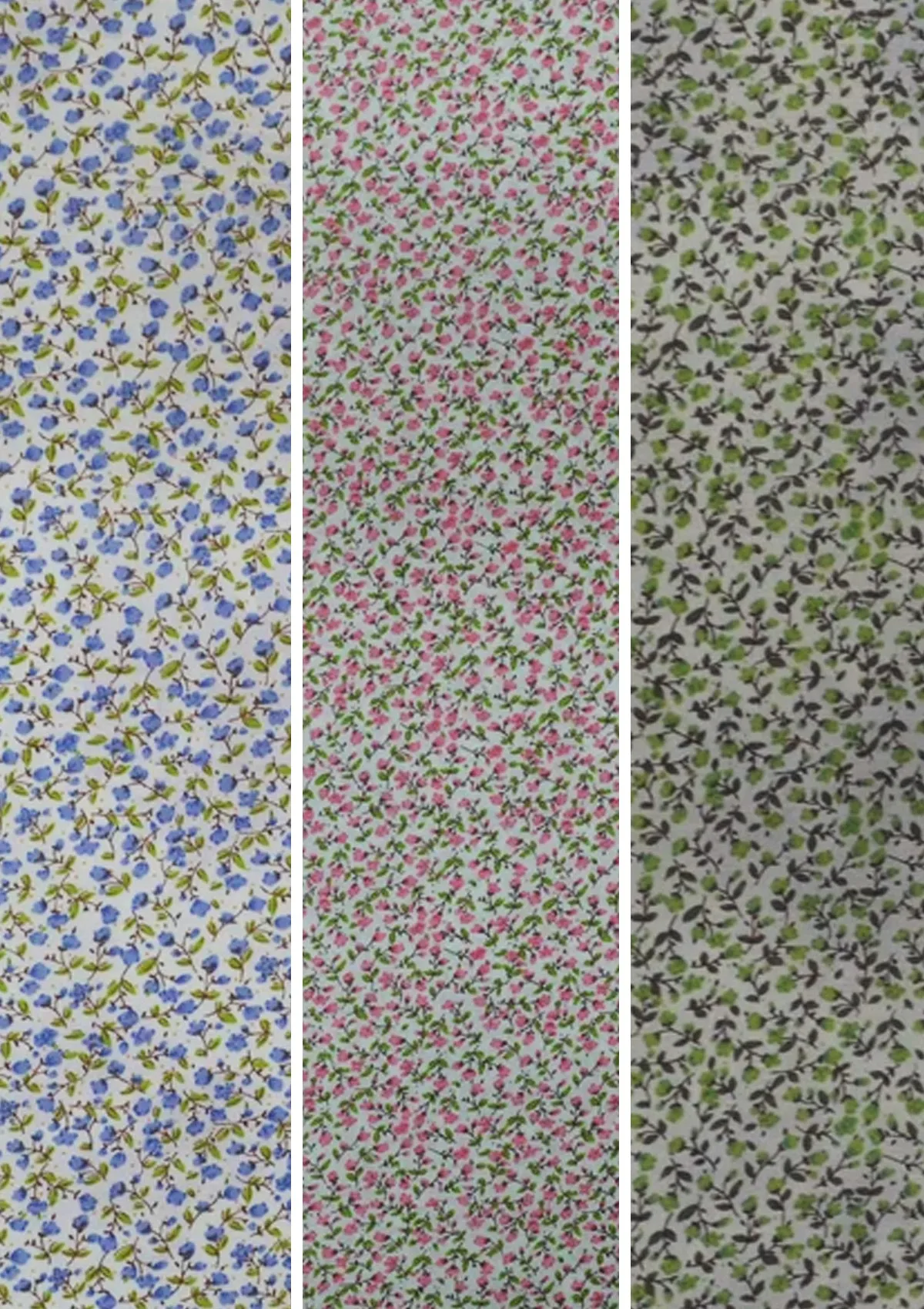45" 100% Printed Polycotton Floral Print  D#166