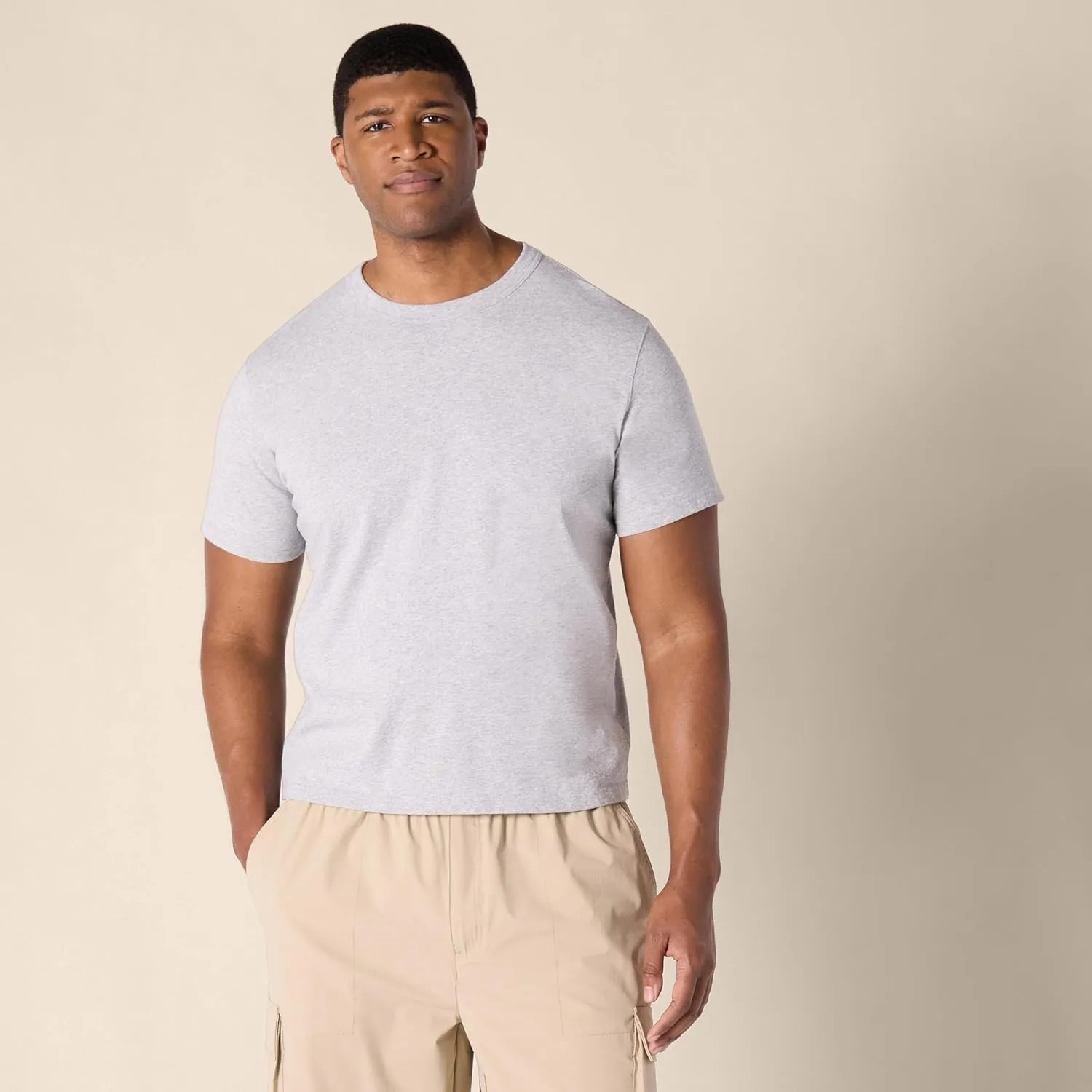 Amazon Essentials Men's Relaxed-Fit Heavyweight Cotton T-Shirt