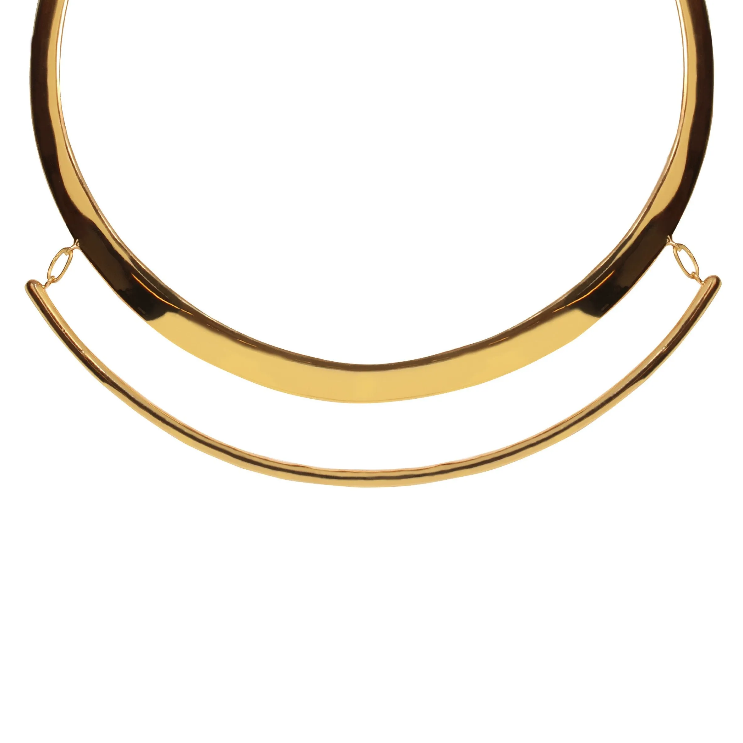 ARM GOLD 2 TIER COLLAR
