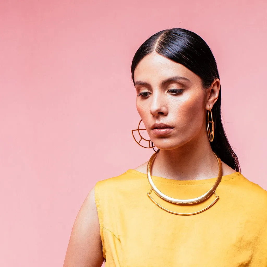 ARM GOLD 2 TIER COLLAR