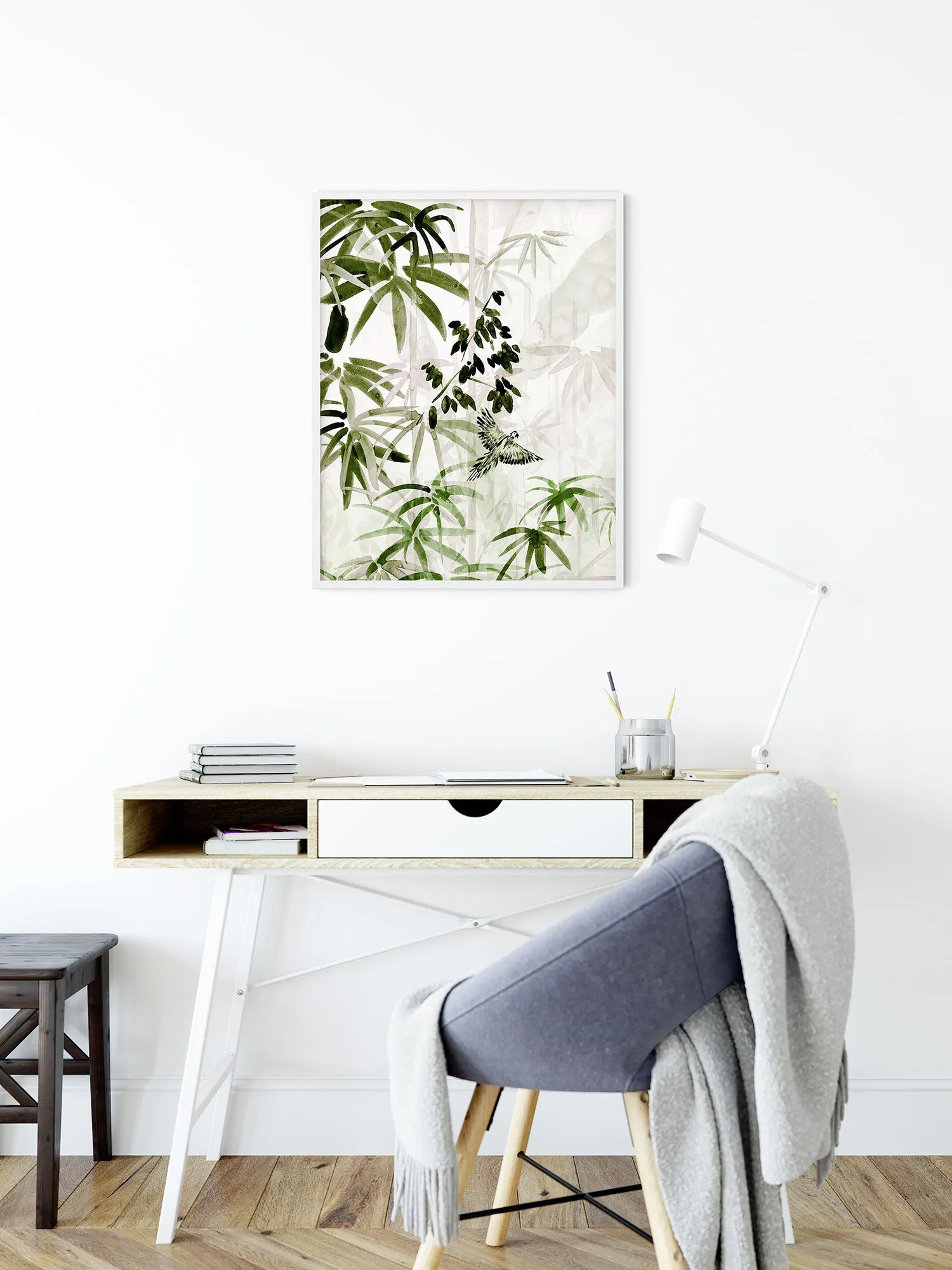 Bamboo Forest Art Poster