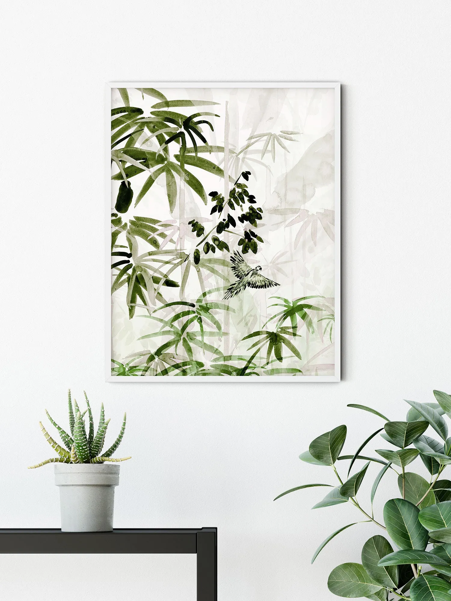 Bamboo Forest Art Poster