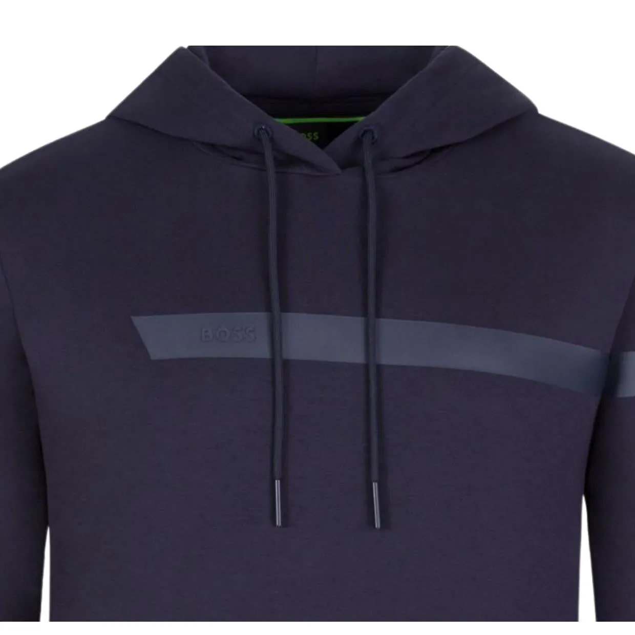 BOSS Logo Stripe Dark Blue Soody 1 Hoodie