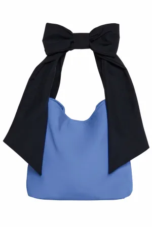 Bow Tote Bag | 'Blue Cloud'