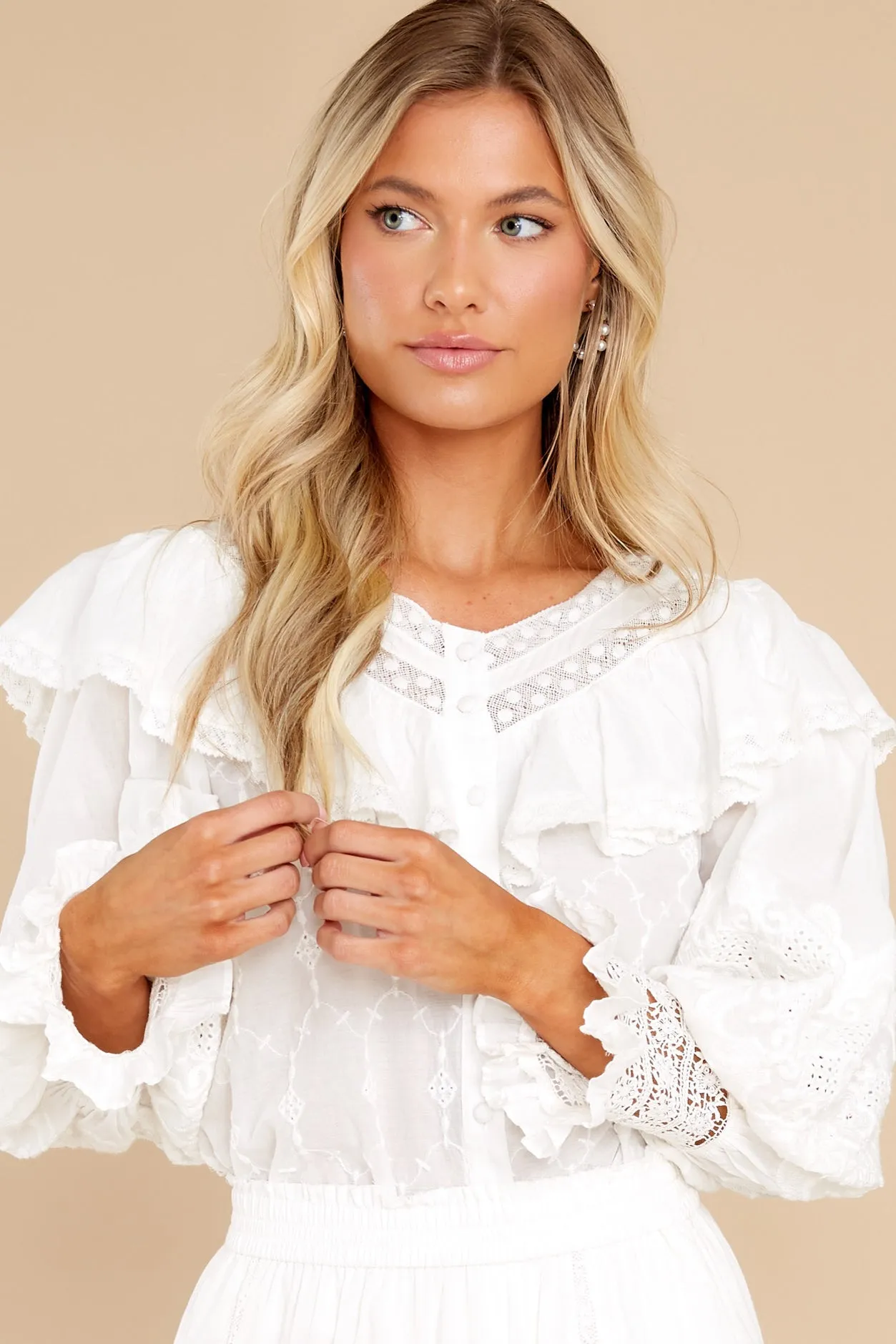 Bunnie True White Blouse