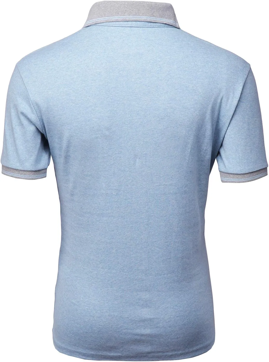H2H Mens Casual Slim Fit Polo T-Shirts of Various Styles and Designed