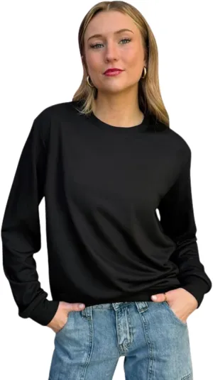 ILTEX Adult Polyester Crewneck Long Sleeves Sweatshirt | Unisex Cotton Fleece Relax fit & Comfortable