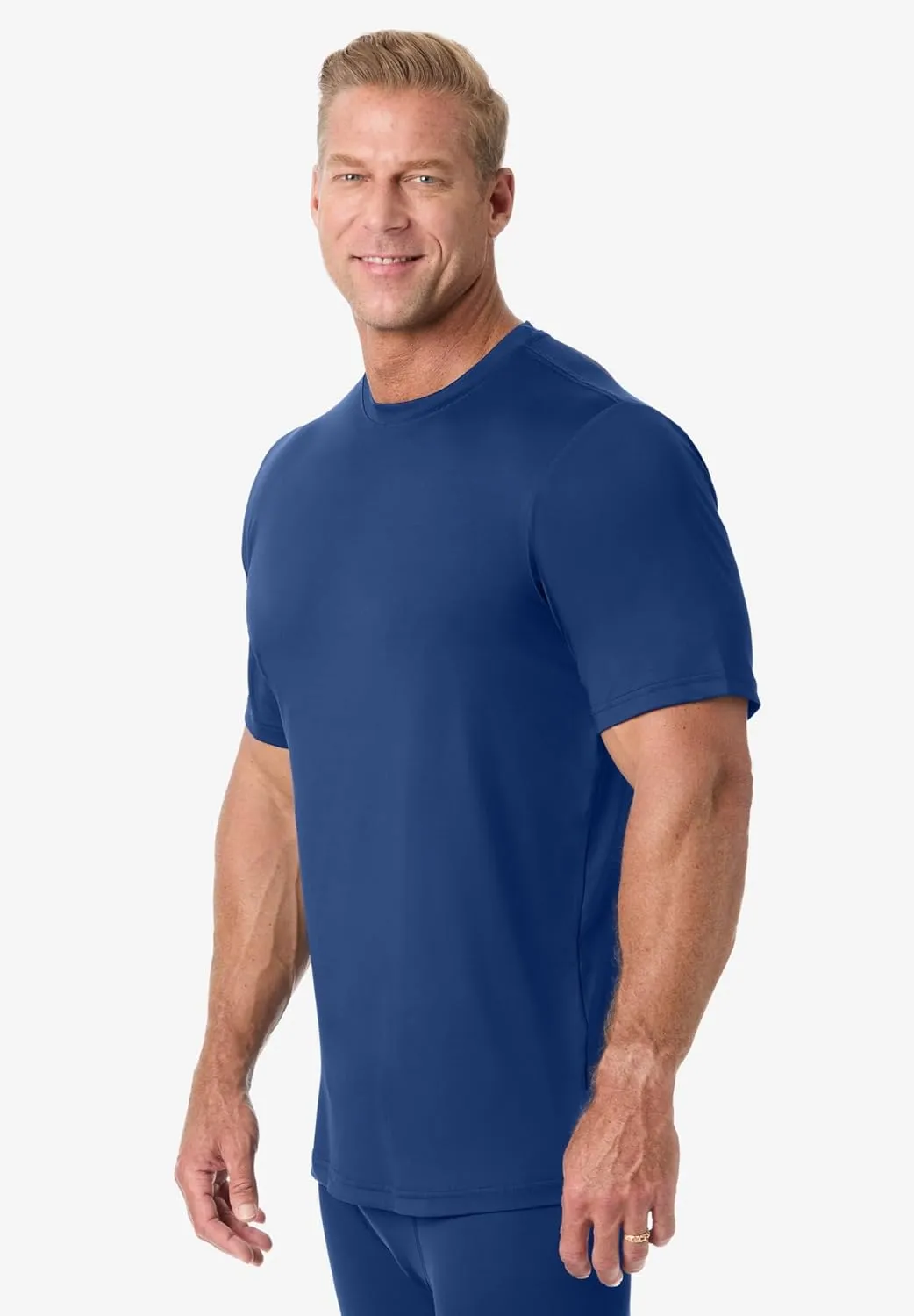 KingSize Men's Big & Tall Performance Flex Crewneck Tee