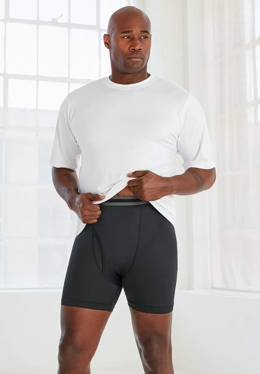 KingSize Men's Big & Tall Performance Flex Crewneck Tee