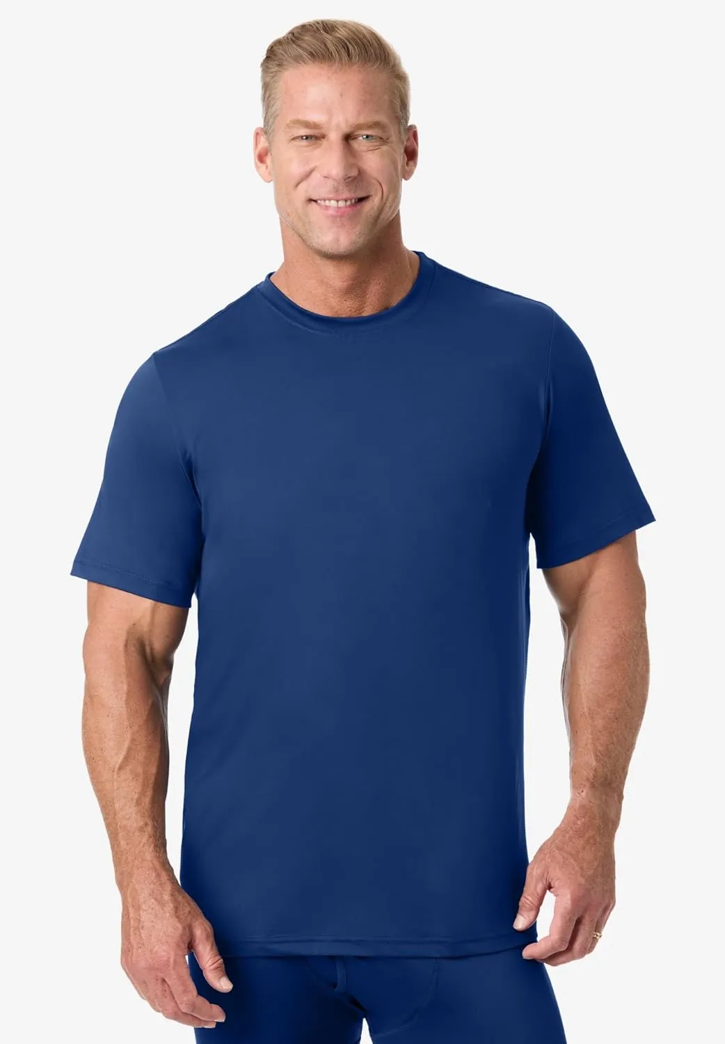 KingSize Men's Big & Tall Performance Flex Crewneck Tee