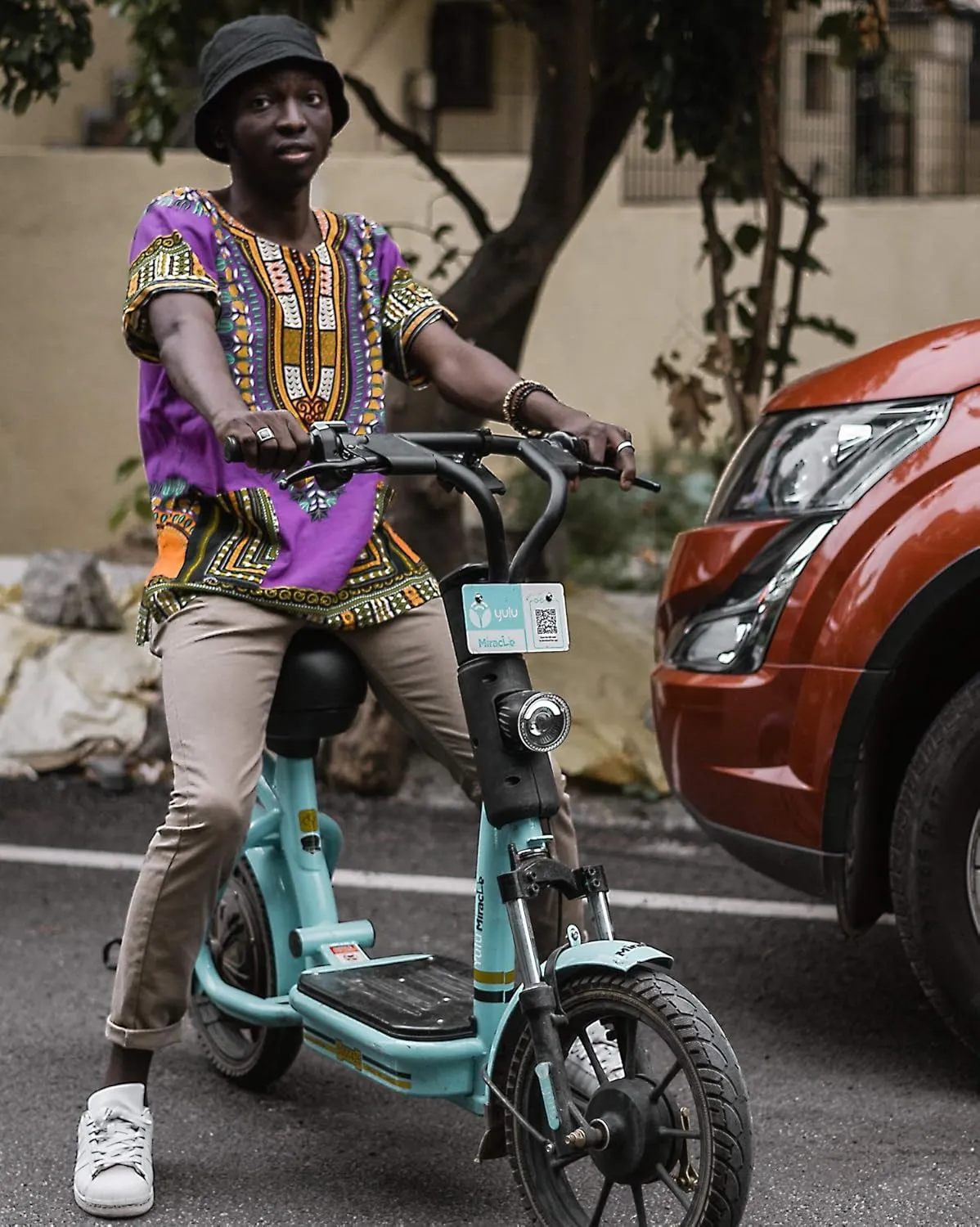 RaanPahMuang Unisex African Bright Dashiki Cotton Shirt Variety Colors