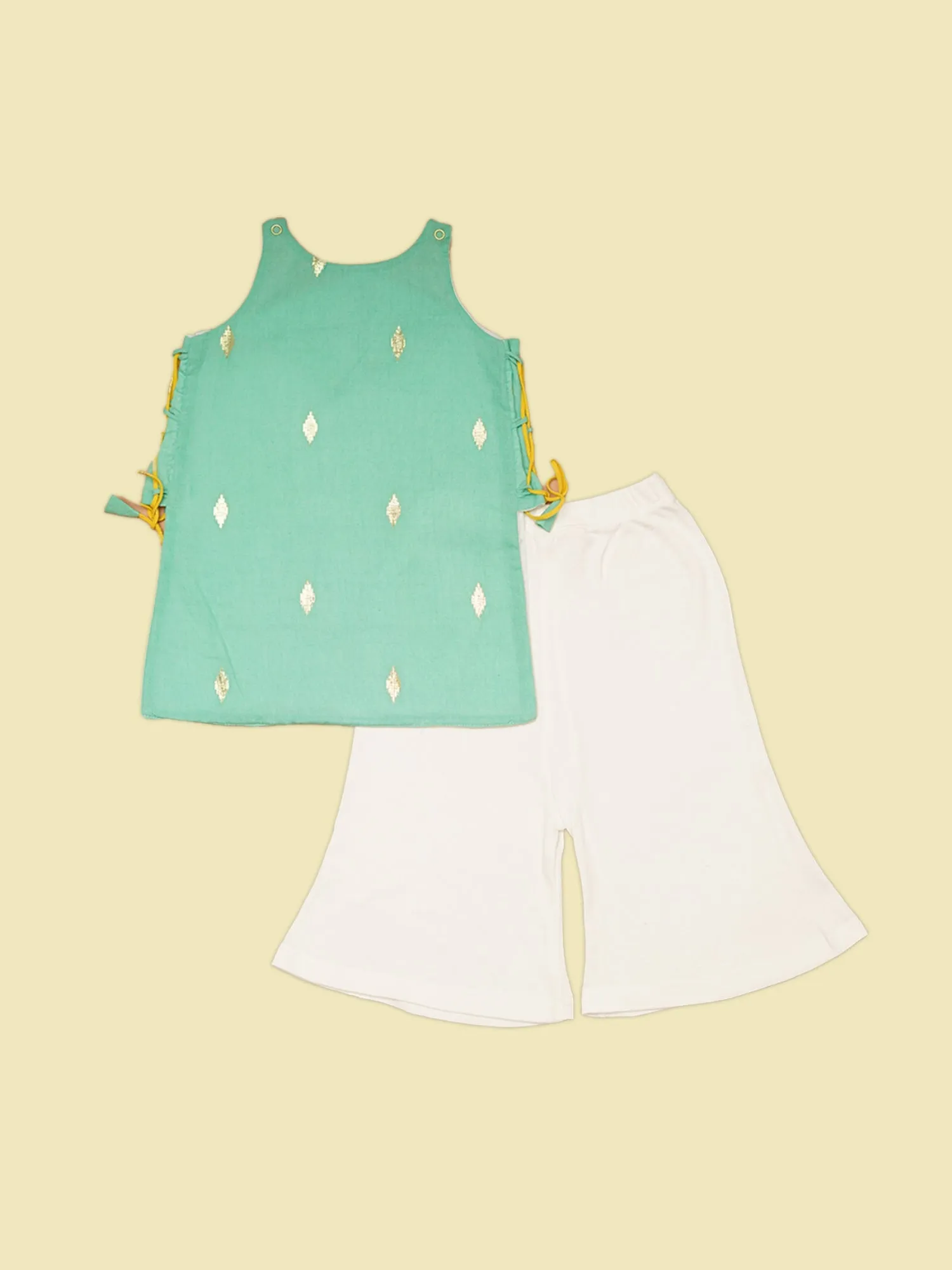 Rohini - Baby Girl Kurta Set | Green