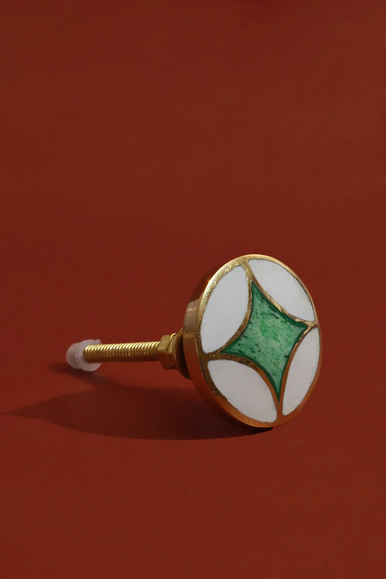 Santorini  Mother Of Pearl Gold Brass Pull Knobs
