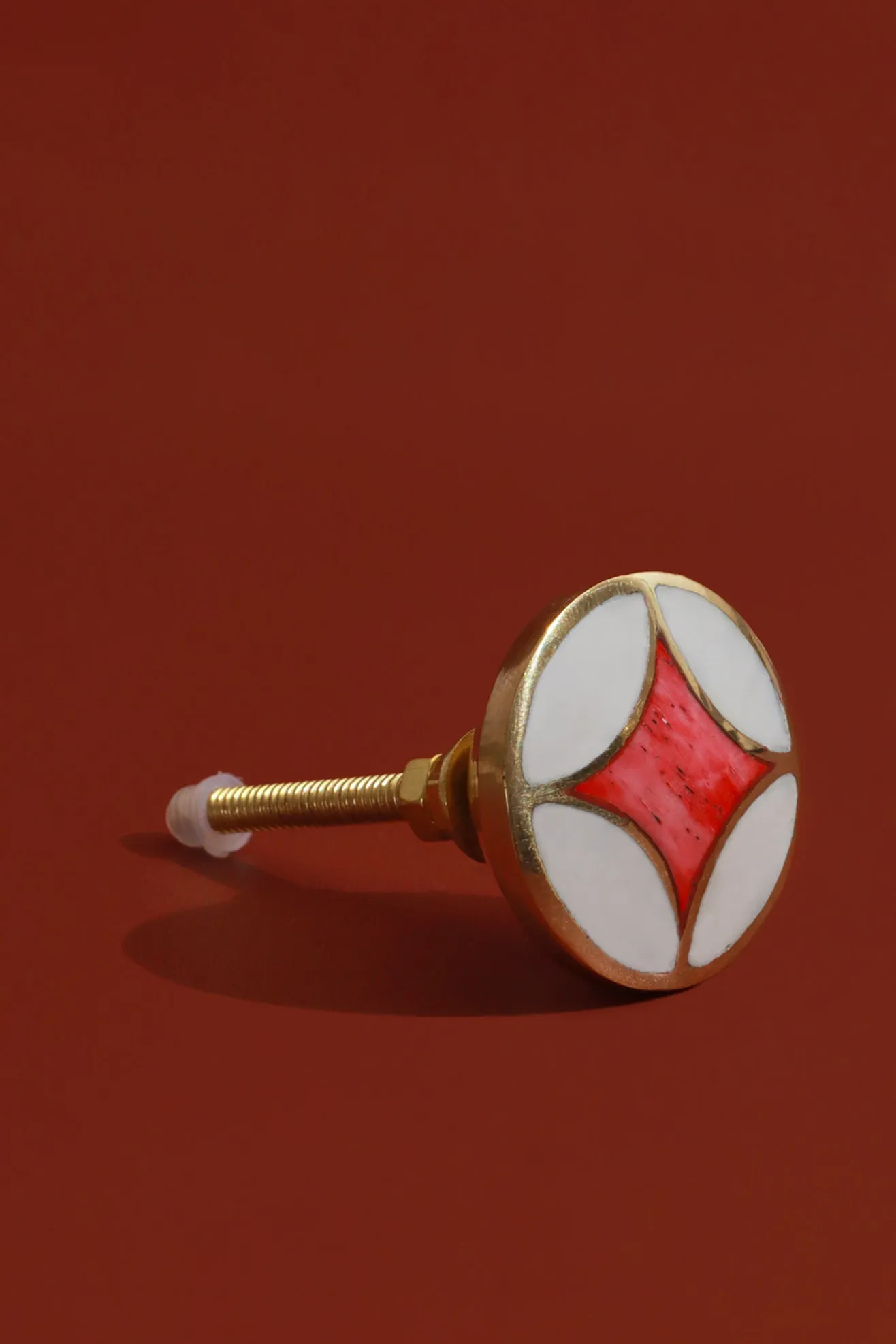 Santorini  Mother Of Pearl Gold Brass Pull Knobs