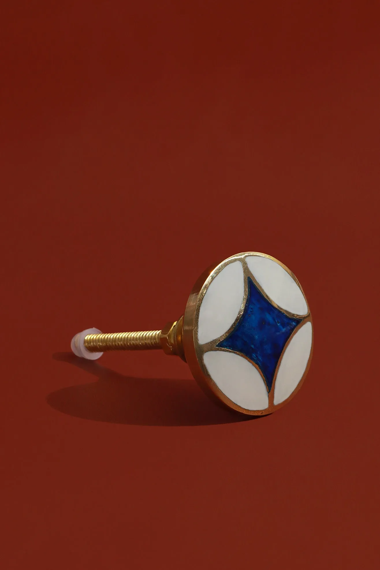 Santorini  Mother Of Pearl Gold Brass Pull Knobs