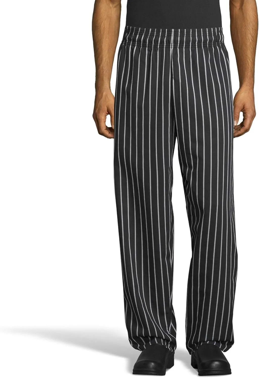 Uncommon Threads Unisex Classic Baggy Chef Pant with 3 Inch Elastic Waist