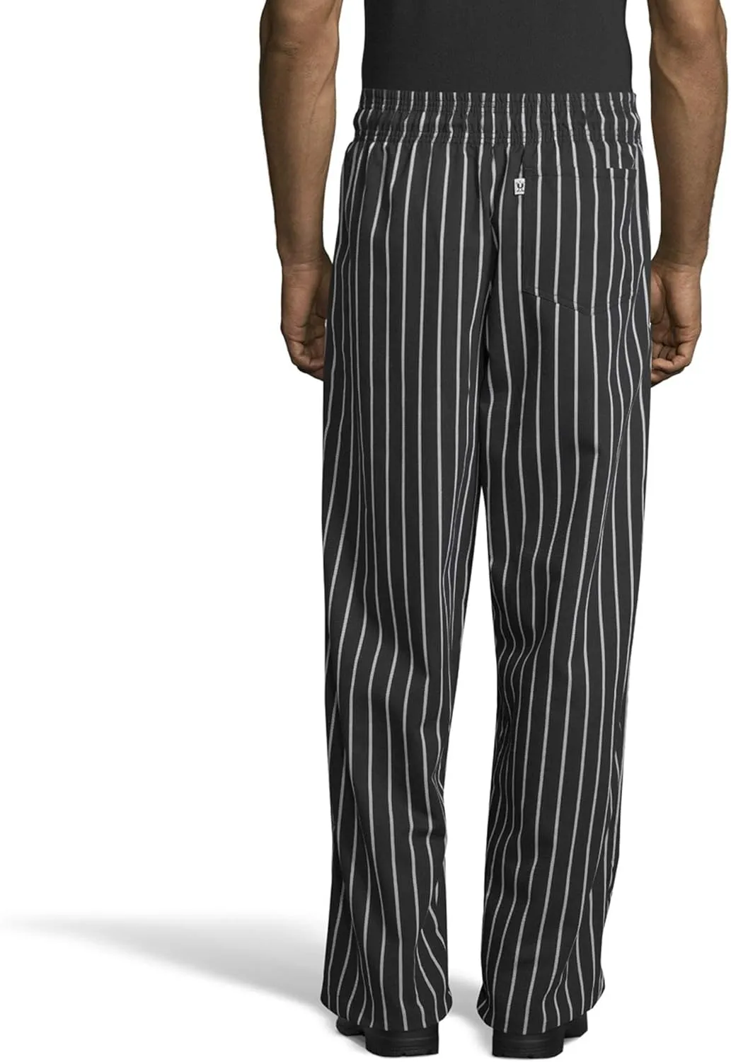 Uncommon Threads Unisex Classic Baggy Chef Pant with 3 Inch Elastic Waist