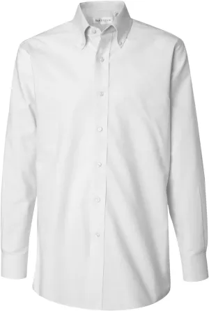 Van Heusen Long Sleeve Button Down Pinpoint Shirt