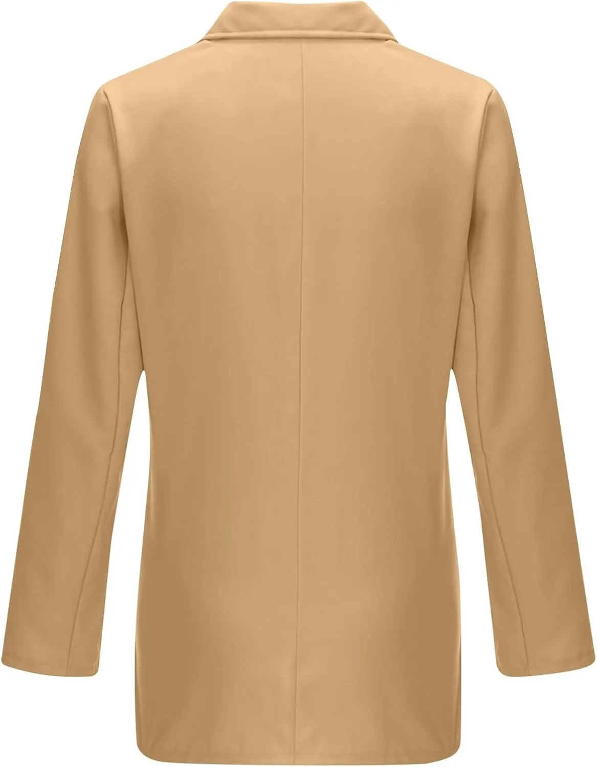 Women's Fall Casual Blazers Business Outfits Long Sleeve Notch Lapel Trendy Work Suit Office Blazer Jackets Outerwear